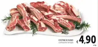 Spazio Conad Costine di Suino Confezione Famiglia offerta