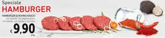 Spazio Conad Speciale Hamburger Di Bovino Adulto Con Erbette, Con Paprika Dolce, Con Tartufo, Con Cipolla o Con Olive offerta