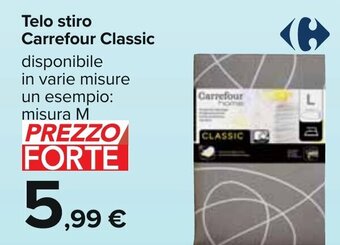 Carrefour Carrefour Classic Telo stiro offerta