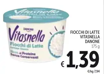 Spazio Conad Danone Vitasnella Fiocchi di Latte 175 g offerta