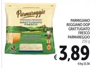 Spazio Conad Parmareggio Parmigiano Reggiano DOP Grattugiato Fresco 250 g offerta
