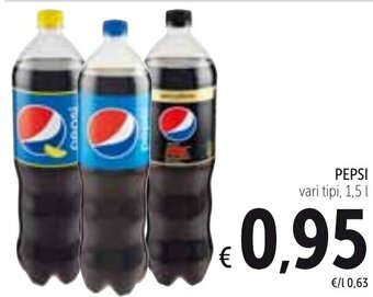 Spazio Conad Pepsi Vari Tipi 1,5 l offerta