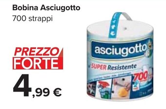 Carrefour Bobina Asciugotto 700 strappi offerta
