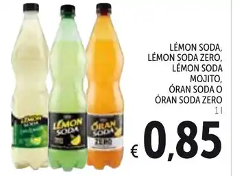 Spazio Conad Lémon Soda, Lémon Soda Zero, Lémon Soda Mojito, Óran Soda o Óran Soda Zero 1 l offerta