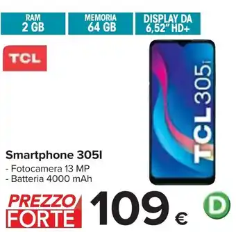 Carrefour TCL Smartphone 305I offerta