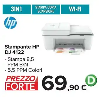 Carrefour HP Stampante DJ 4122 offerta