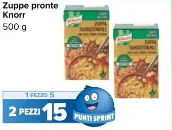 Carrefour Knorr Zuppe pronte 500 g offerta