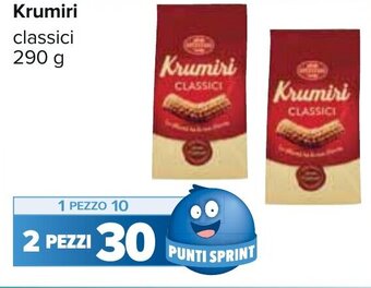 Carrefour Krumiri classici 290 g offerta