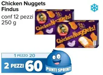 Carrefour Findus Chicken Nuggets conf 12 pezzi 250 g offerta