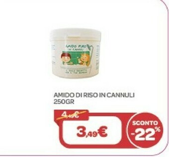 Amido Di Riso In Cannuli