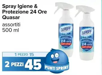 Carrefour Quasar Spray Igiene & Protezione 24 Ore assortiti 500 ml offerta
