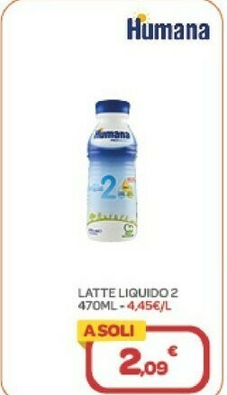 Bimbo Store Humana Latte Liquido offerta
