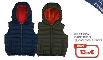 Bimbo Store Gilet Con Cappuccio offerta