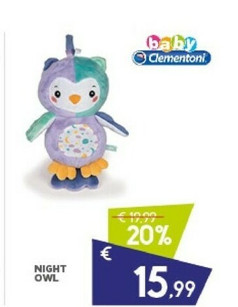 Bimbo Store Clementoni Night Owl offerta