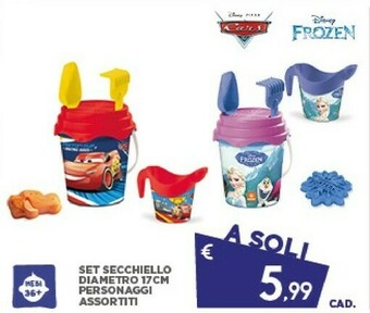 Bimbo Store Disney Set Secchiello offerta