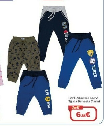 Bimbo Store Pantalone Felpa offerta
