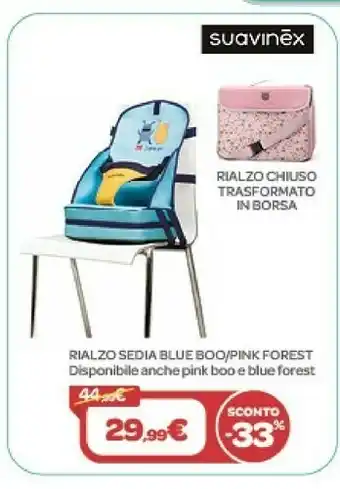 Bimbo Store Chicco Suavinex Rialzo Sedia Blue offerta