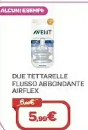 Bimbo Store Avent Due Tettarellle Flusso Abbondante Airflex offerta