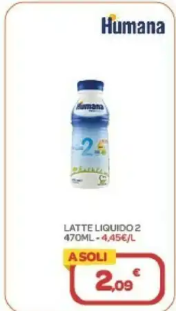 Bimbo Store Humana Latte Liquido 2 offerta