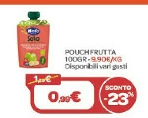 Bimbo Store Hero Pouch Frutta offerta