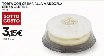 Coop Torta Con Crema Alla Mandorla Senza Glutine 300 G offerta