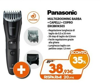 Expert Panasonic ERGB61K503 offerta