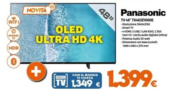 Expert Panasonic TX-48JZ1000E offerta
