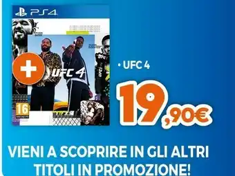 Expert Sony UFC 4 Basic PlayStation 4 offerta