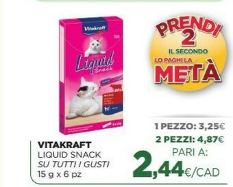 L´Isola dei Tesori Vitakraft Liquid Snack 90 G offerta