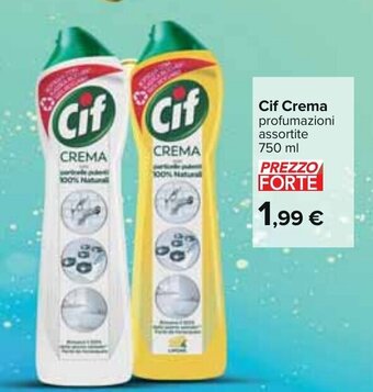 Carrefour Cif Crema profumazioni assortite 750 ml offerta