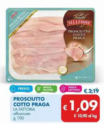 MD Discount La Fattoria Prosciutto Cotto Praga affumicato g 100 offerta