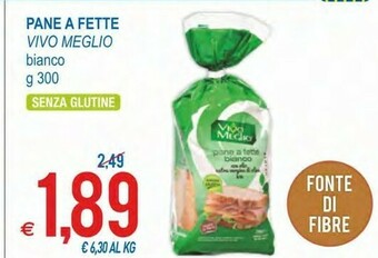 MD Discount Vivo Meglio - Pane A Fette Bianco 300 G(ml) offerta