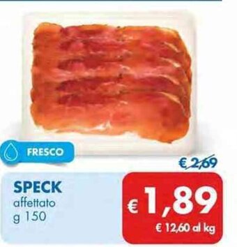 MD Discount Speck affettato g 150 offerta