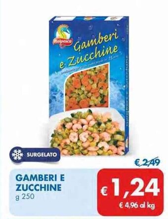 MD Discount Gamberi e Zucchine g 250 offerta