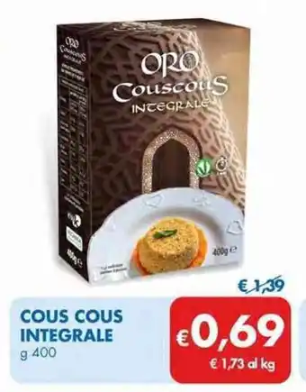 MD Discount Cous Cous Integrale g 400 offerta