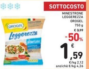 Conad Orogel Minestrone Leggerezza 750 g offerta