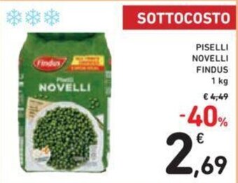 Conad Findus Piselli Novelli 1 kg offerta