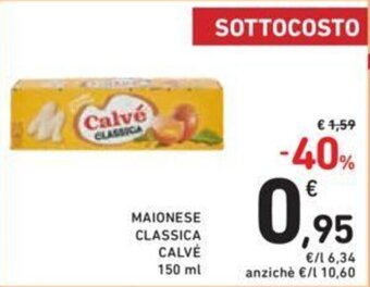 Conad Calvè Maionese Classica 150 ml offerta