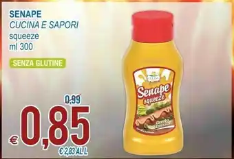 MD Discount Cucina e Sapori Senape Squeeze 300ml offerta
