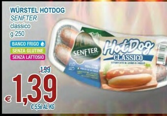 MD Discount Senfter Wurstel Hotdog Classico offerta