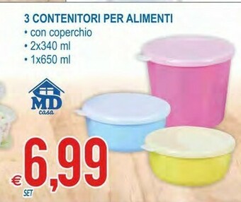 MD Discount Contenitori per alimenti offerta