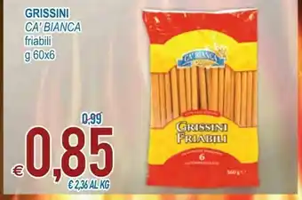 MD Discount Ca' Bianca Grissini Friabili 360 G(ml) offerta