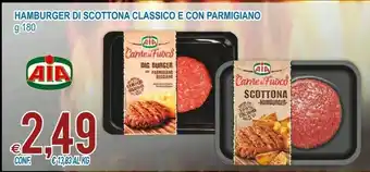 MD Discount Aia Hamburger Di Scottona Classico E Con Parmigiano Reggiano offerta