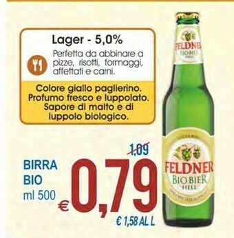 MD Discount Feldner Birra Bio 500 Ml offerta