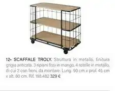 Maisons du Monde Troly Scaffale offerta