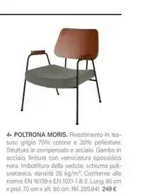 Maisons du Monde Moris Poltrona offerta