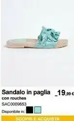 Terranova Sandalo In Paglia offerta