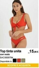 Terranova Top Tinta Unita offerta