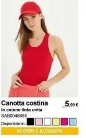 Terranova Canotta Costina Sab0048655 offerta