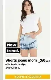 Terranova Shorts Jeans Mom offerta